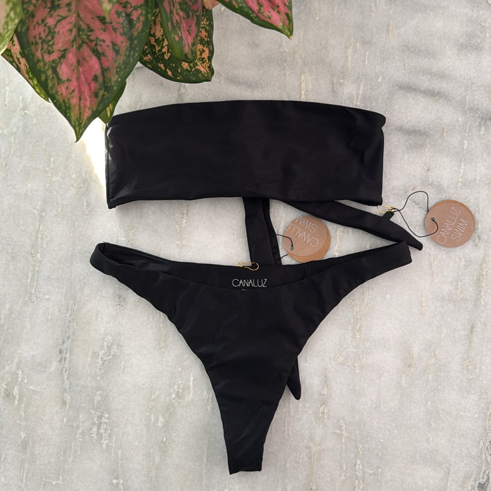 CANALUZ SWIM Cayo Cana Bottom in Black - Picture 3 of 5